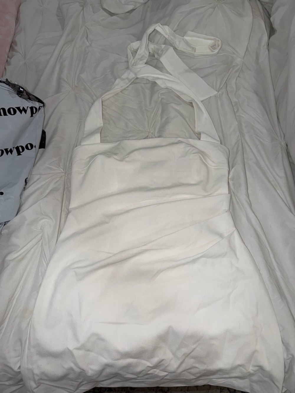 Showpo Tamika White Mini Dress